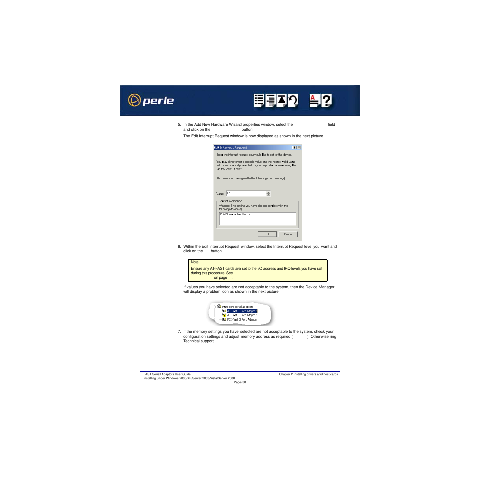 Perle Systems Adaptors User Manual | Page 38 / 129