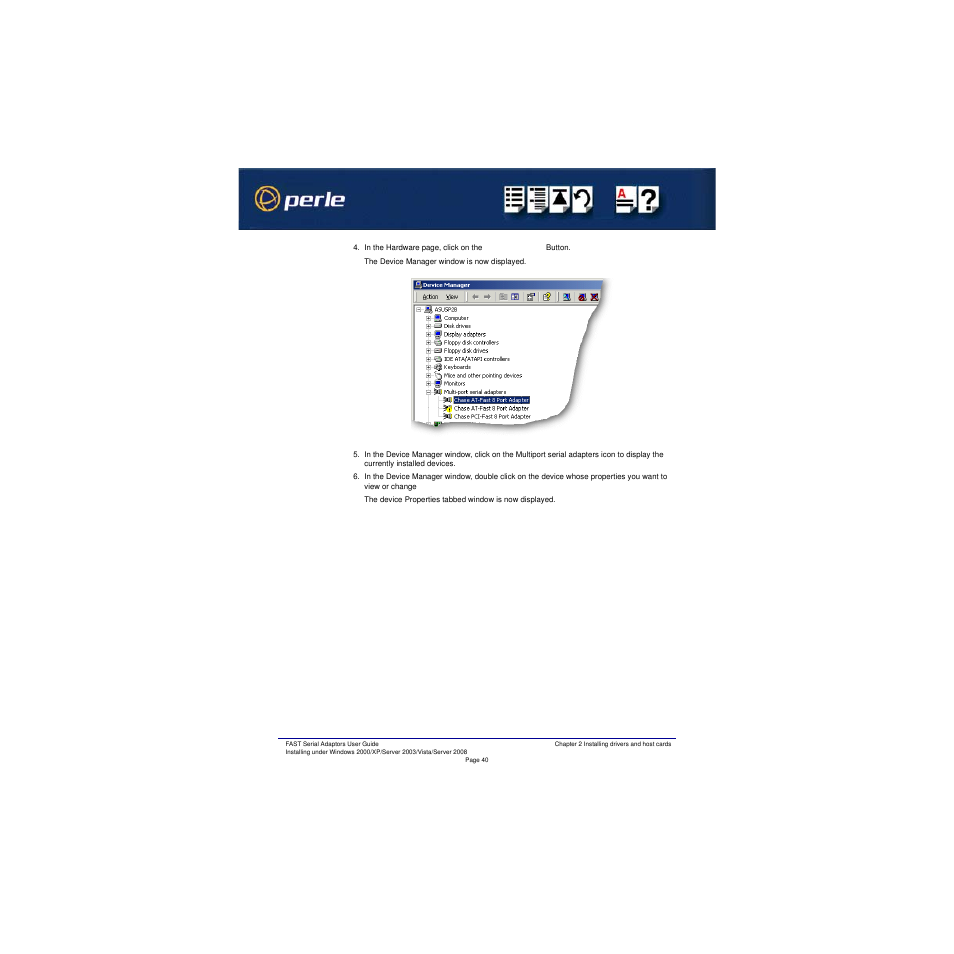 Perle Systems Adaptors User Manual | Page 40 / 129