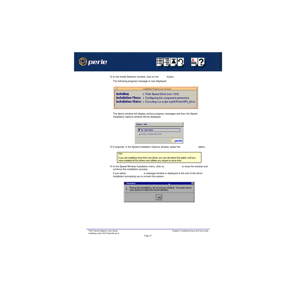 Perle Systems Adaptors User Manual | Page 57 / 129