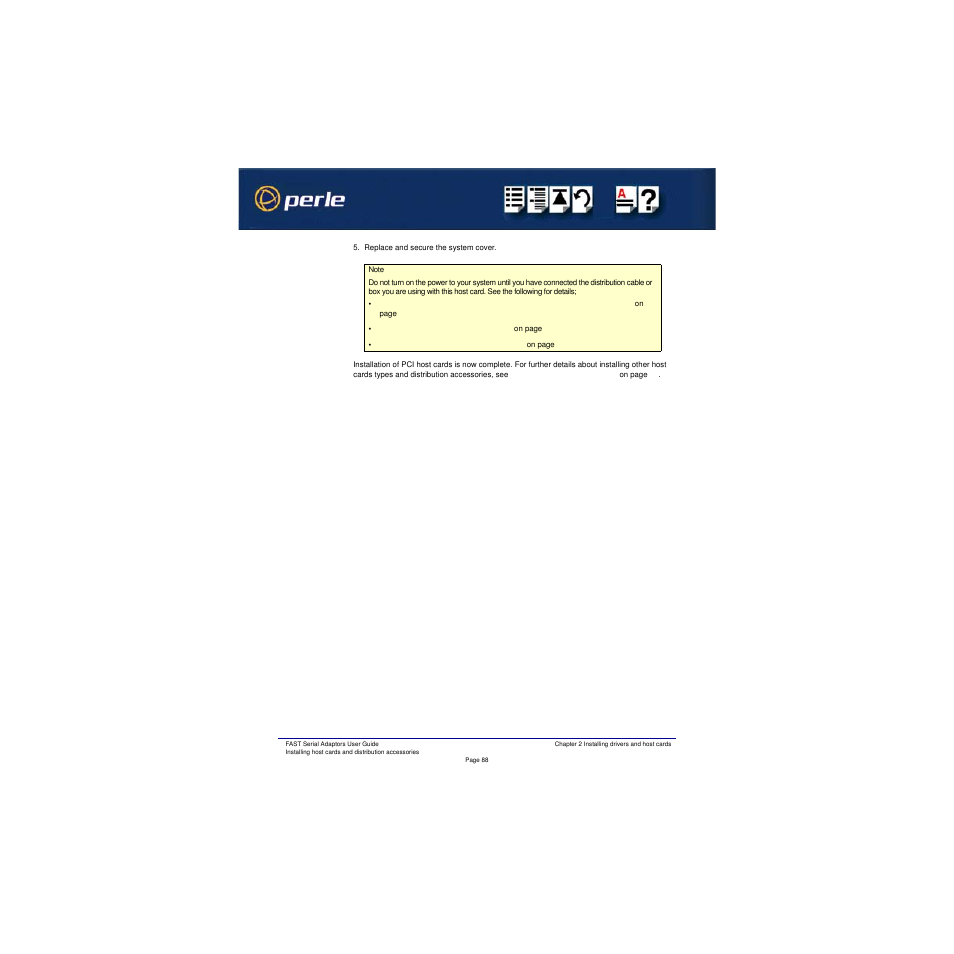 Perle Systems Adaptors User Manual | Page 88 / 129