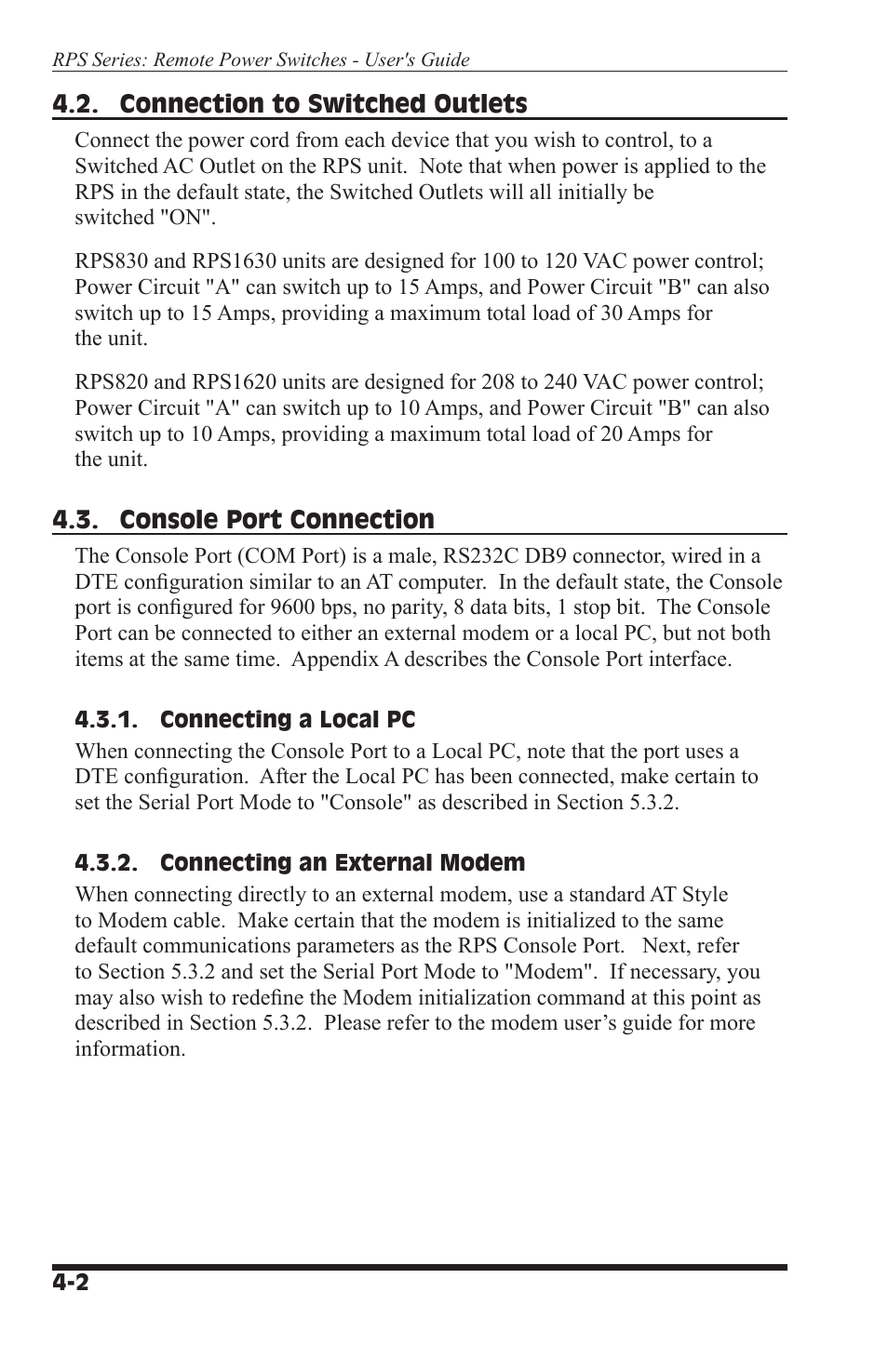 Perle Systems RPS1630 User Manual | Page 22 / 72