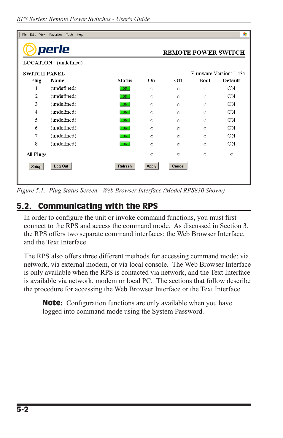 Perle Systems RPS1630 User Manual | Page 26 / 72