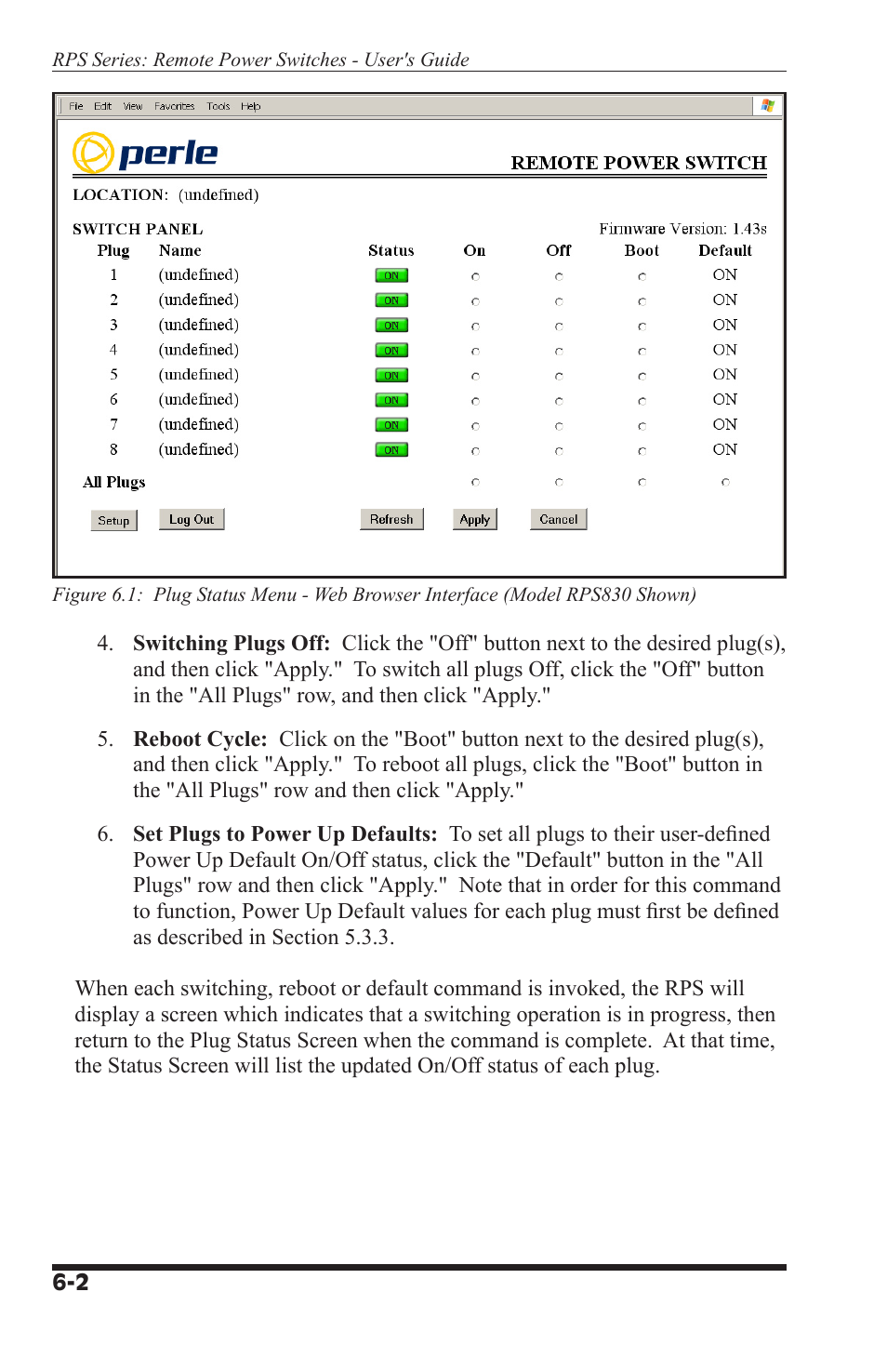 Perle Systems RPS1630 User Manual | Page 50 / 72