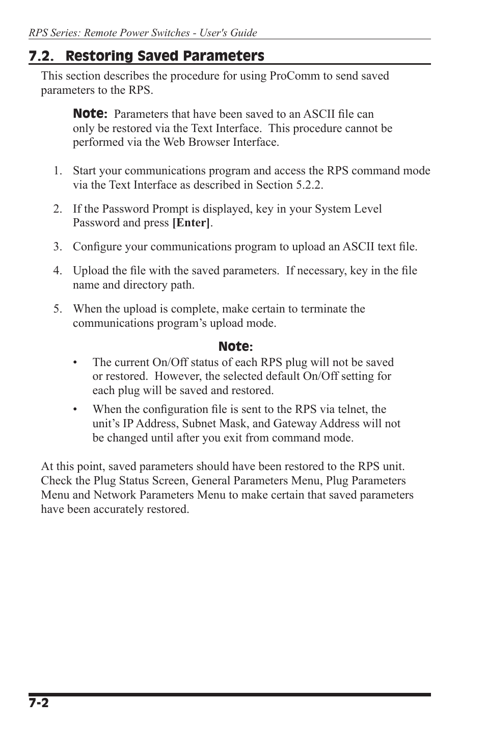 Perle Systems RPS1630 User Manual | Page 58 / 72