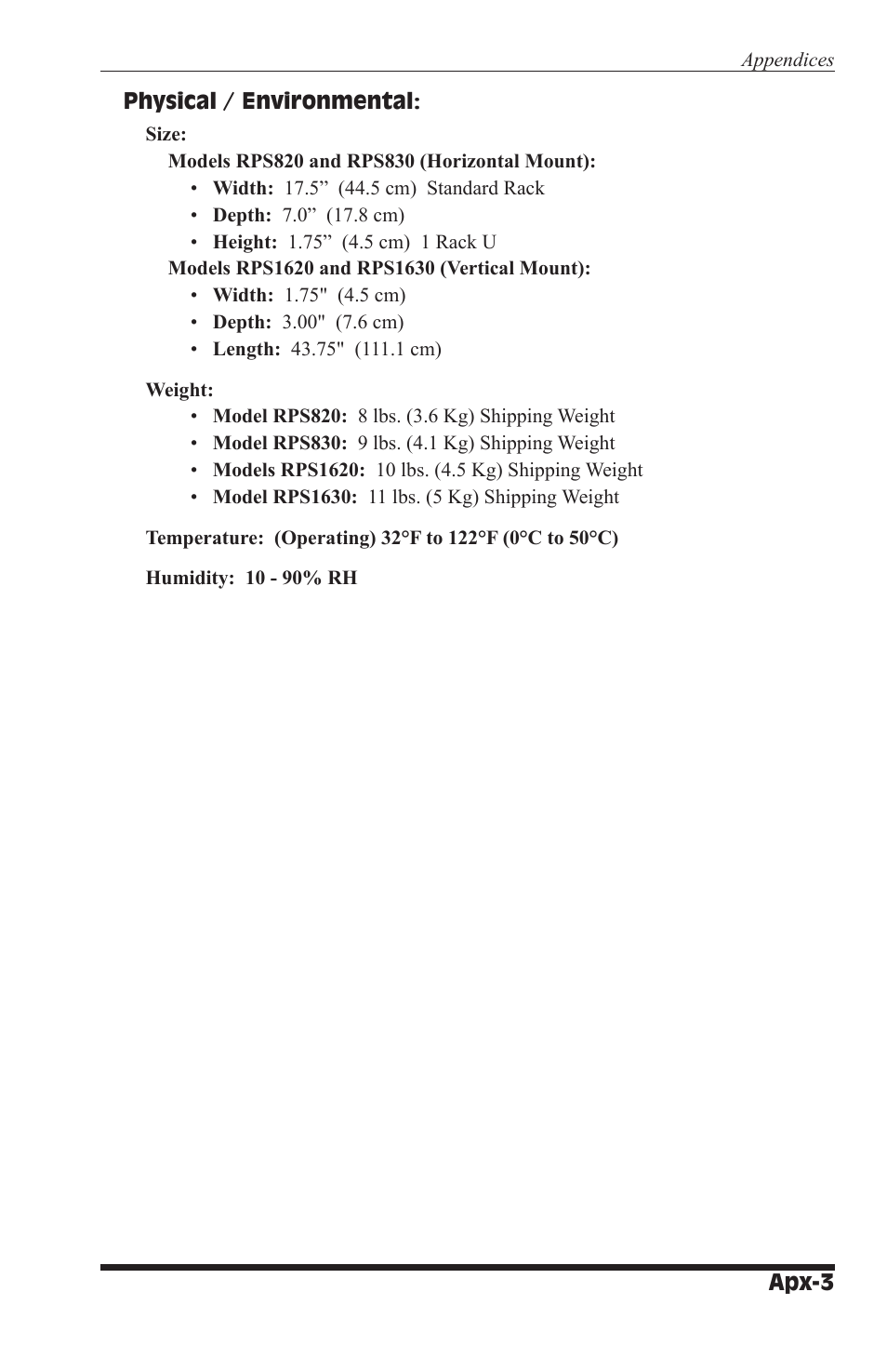 Perle Systems RPS1630 User Manual | Page 63 / 72