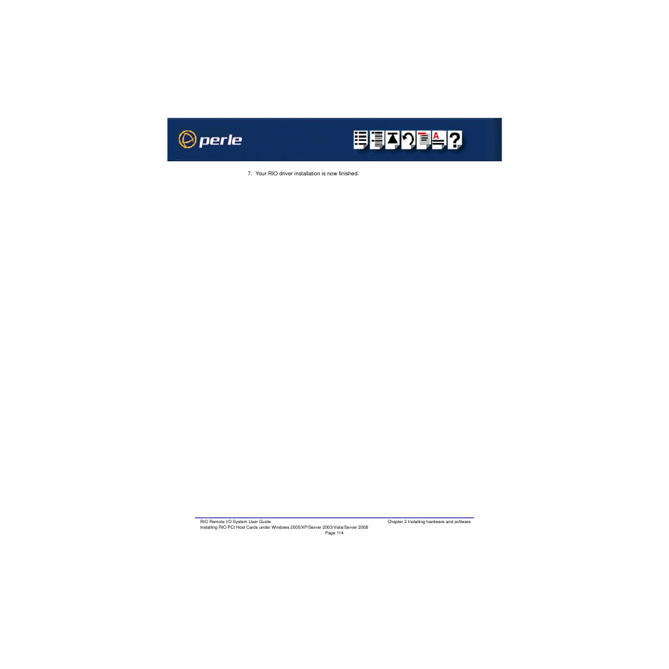 Perle Systems RIO 5500036-17 User Manual | Page 114 / 327