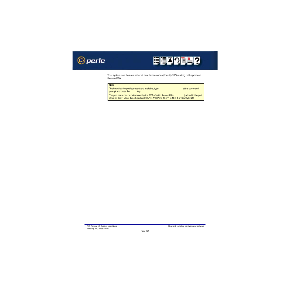 Perle Systems RIO 5500036-17 User Manual | Page 154 / 327
