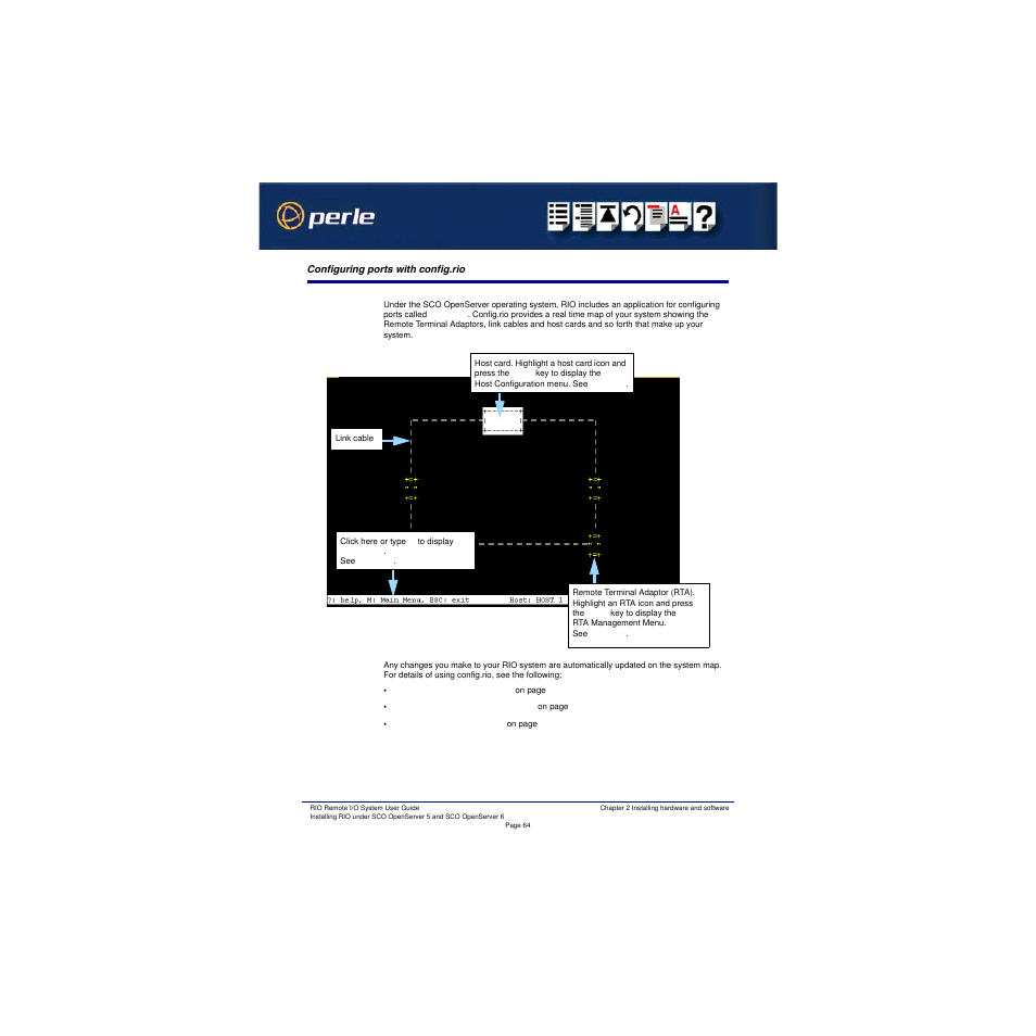 Configuring ports with config.rio | Perle Systems RIO 5500036-17 User Manual | Page 64 / 327