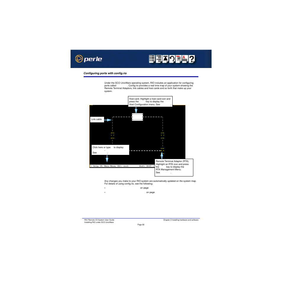 Configuring ports with config.rio | Perle Systems RIO 5500036-17 User Manual | Page 82 / 327