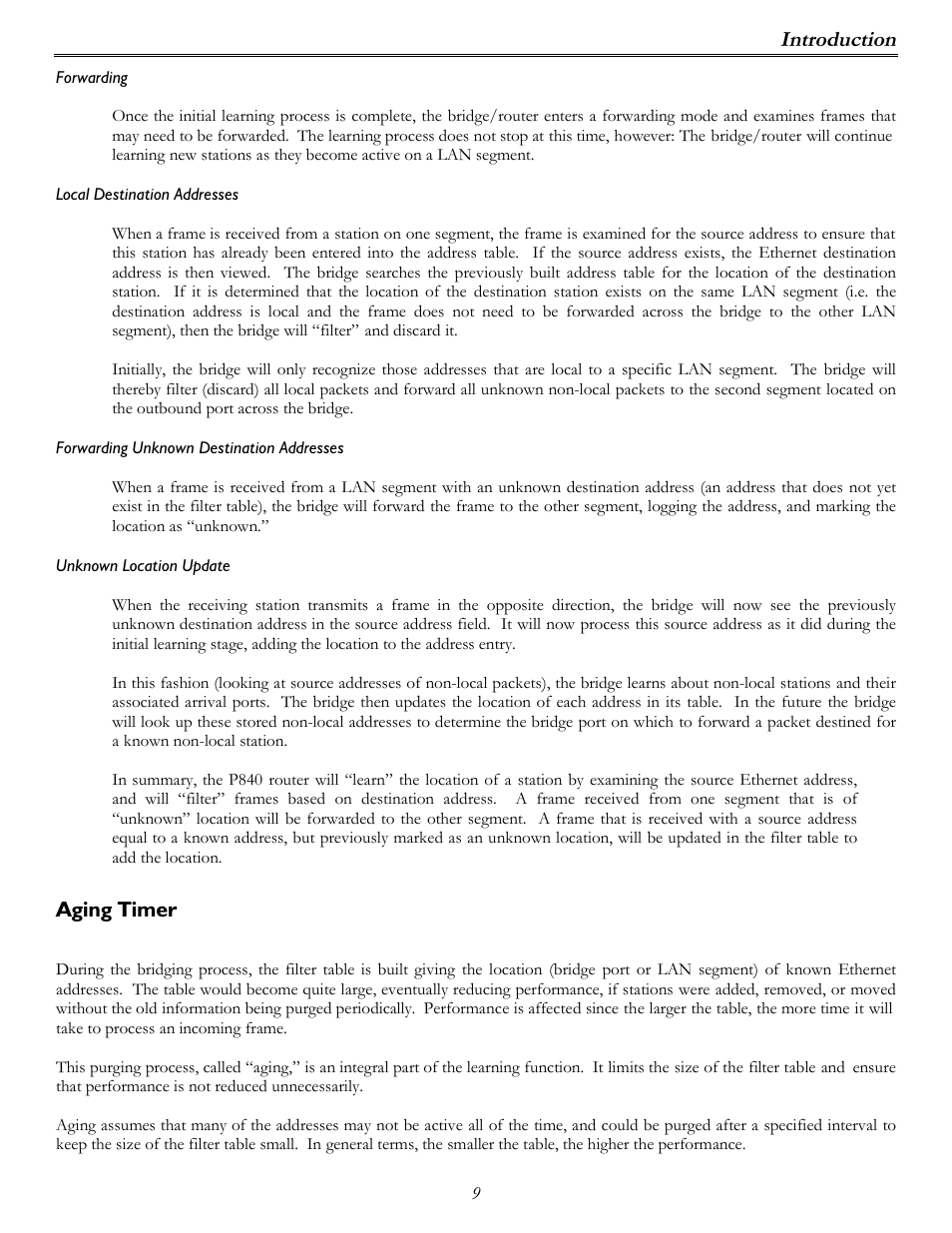 Introduction | Perle Systems P840 User Manual | Page 9 / 58