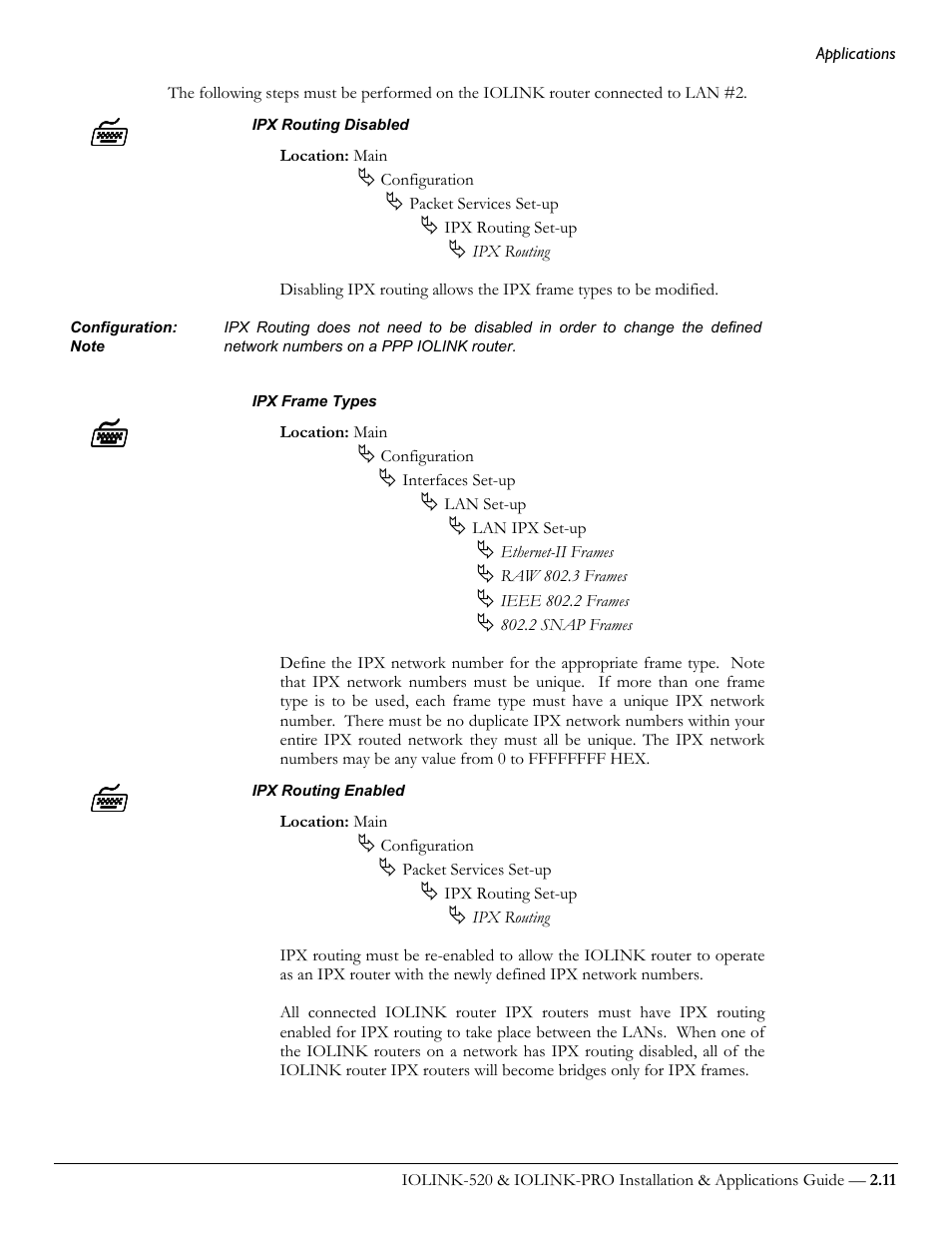 Perle Systems IOLINK-520 User Manual | Page 31 / 110