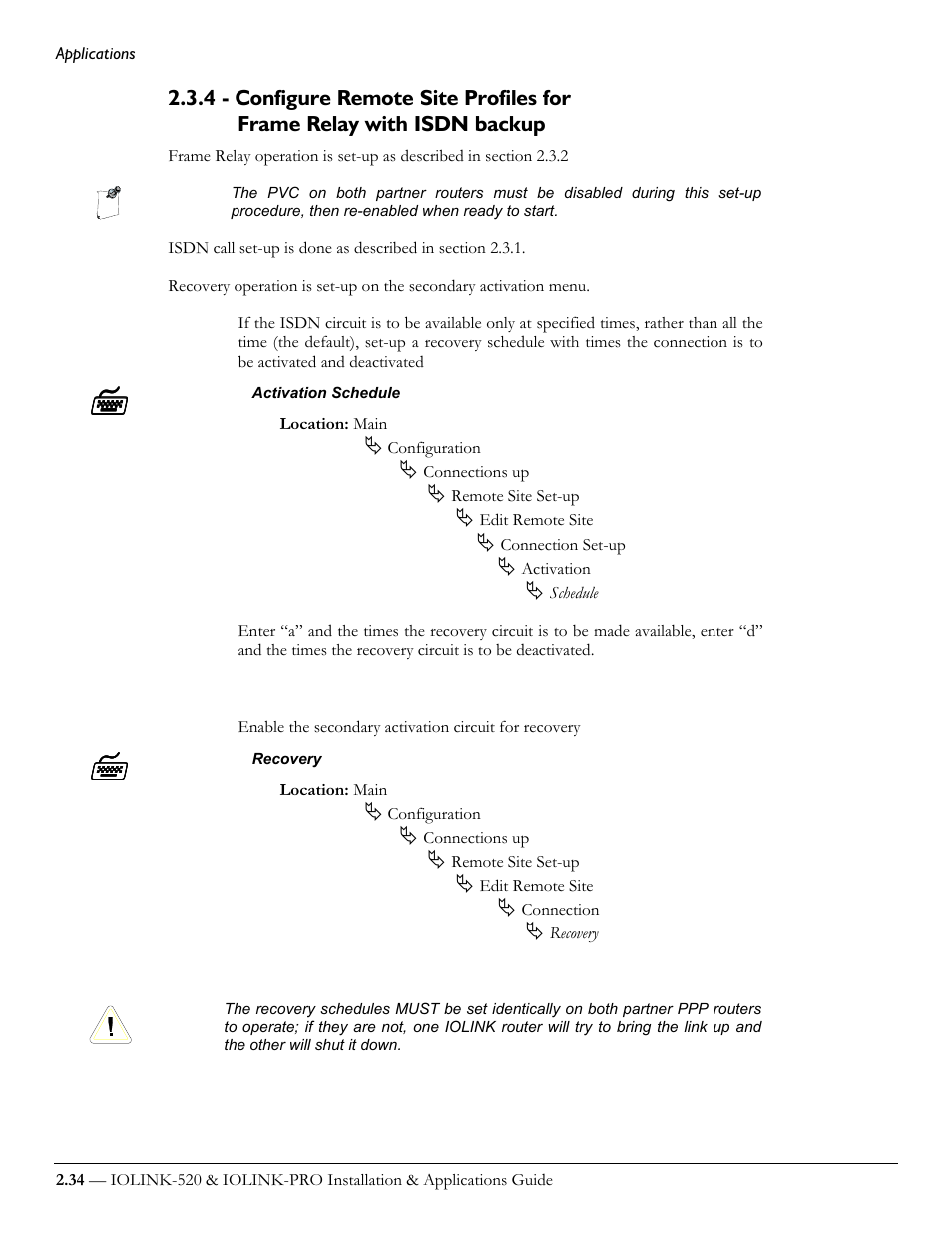 Perle Systems IOLINK-520 User Manual | Page 54 / 110