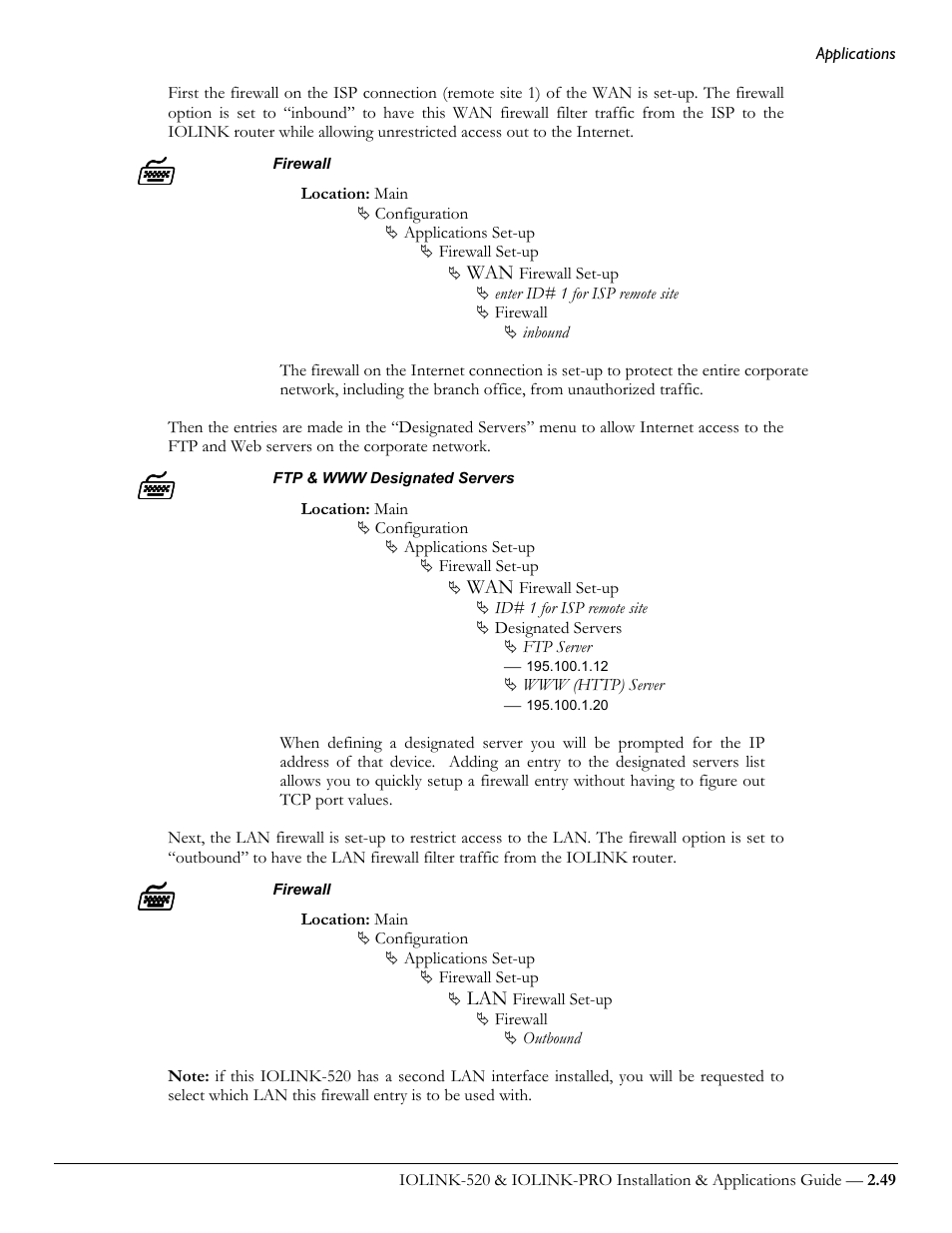 Perle Systems IOLINK-520 User Manual | Page 69 / 110