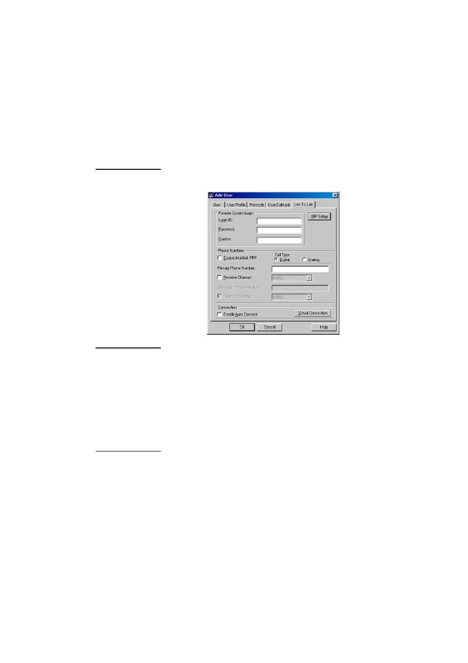 Lan to lan configuration, Remote system login, Phone numbers | Perle Systems 833IS User Manual | Page 167 / 340