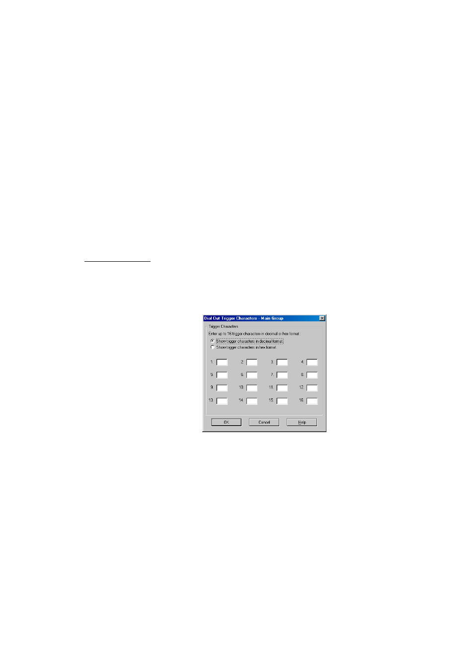 Trigger characters | Perle Systems 833IS User Manual | Page 184 / 340