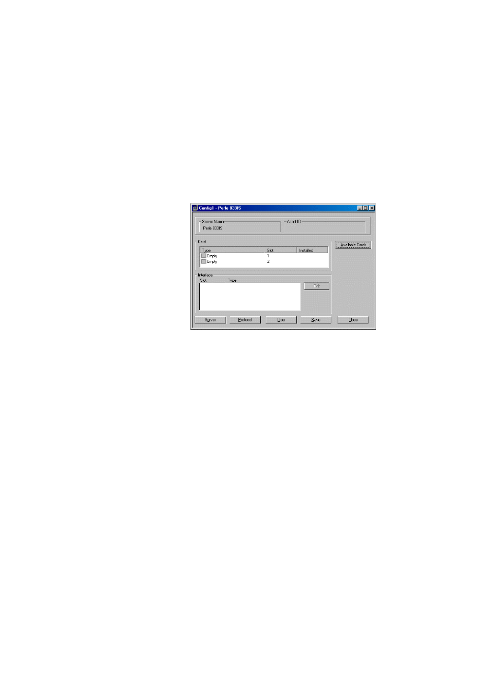 Card | Perle Systems 833IS User Manual | Page 87 / 340