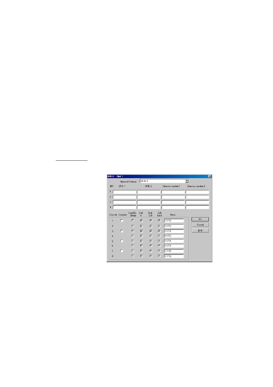 Isdn bri u interface configuration | Perle Systems 833IS User Manual | Page 97 / 340