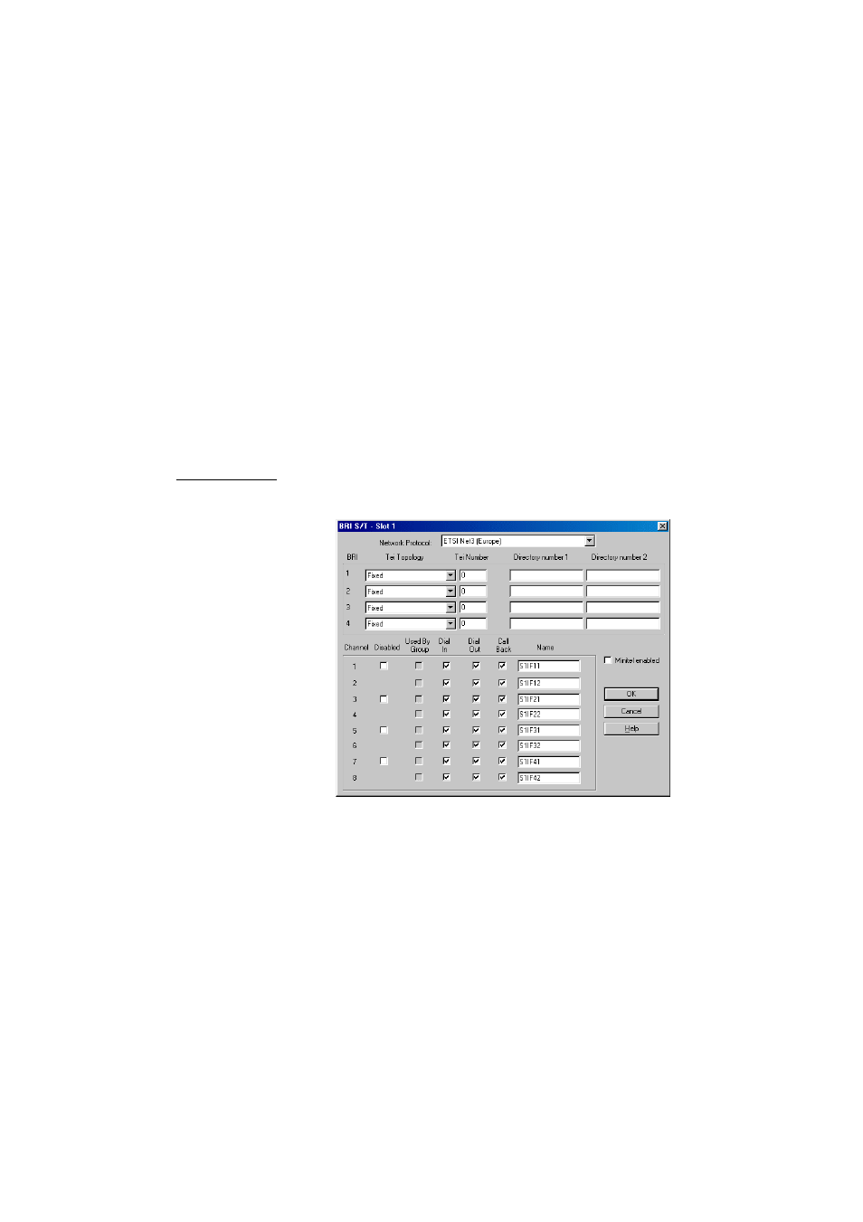 Isdn bri s/t interface configuration | Perle Systems 833IS User Manual | Page 99 / 340