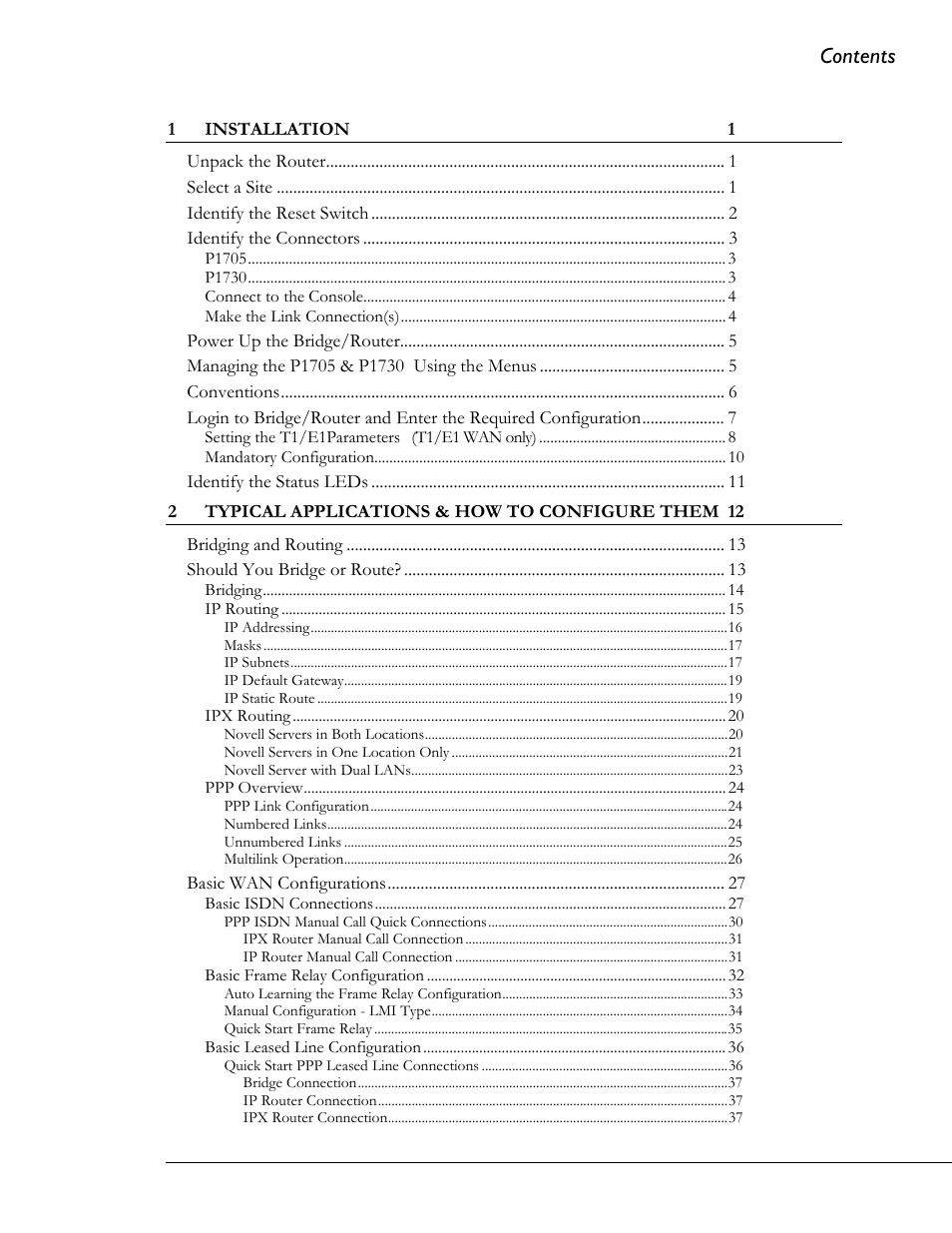 Perle Systems 1700 User Manual | Page 4 / 100