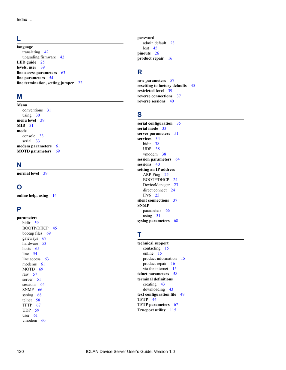 Perle Systems DS1 User Manual | Page 120 / 122