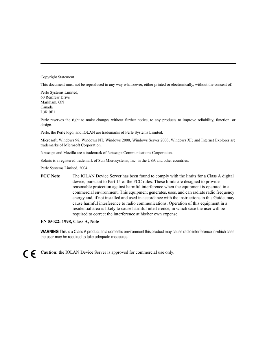 Perle Systems DS1 User Manual | Page 2 / 122