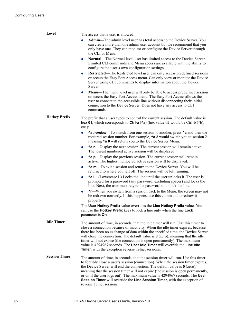 Perle Systems DS1 User Manual | Page 62 / 122