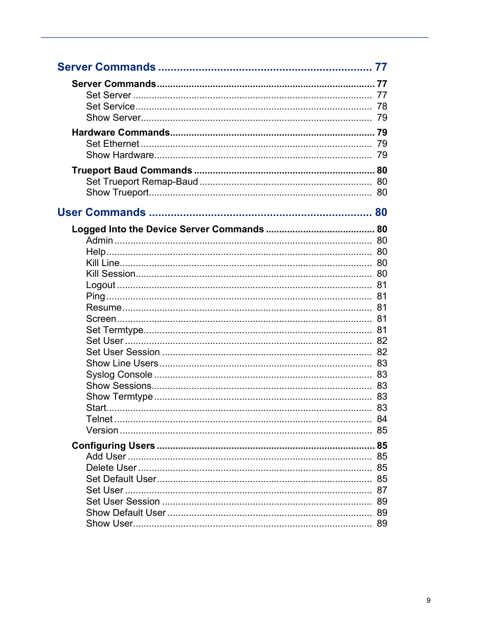 Perle Systems DS1 User Manual | Page 9 / 122