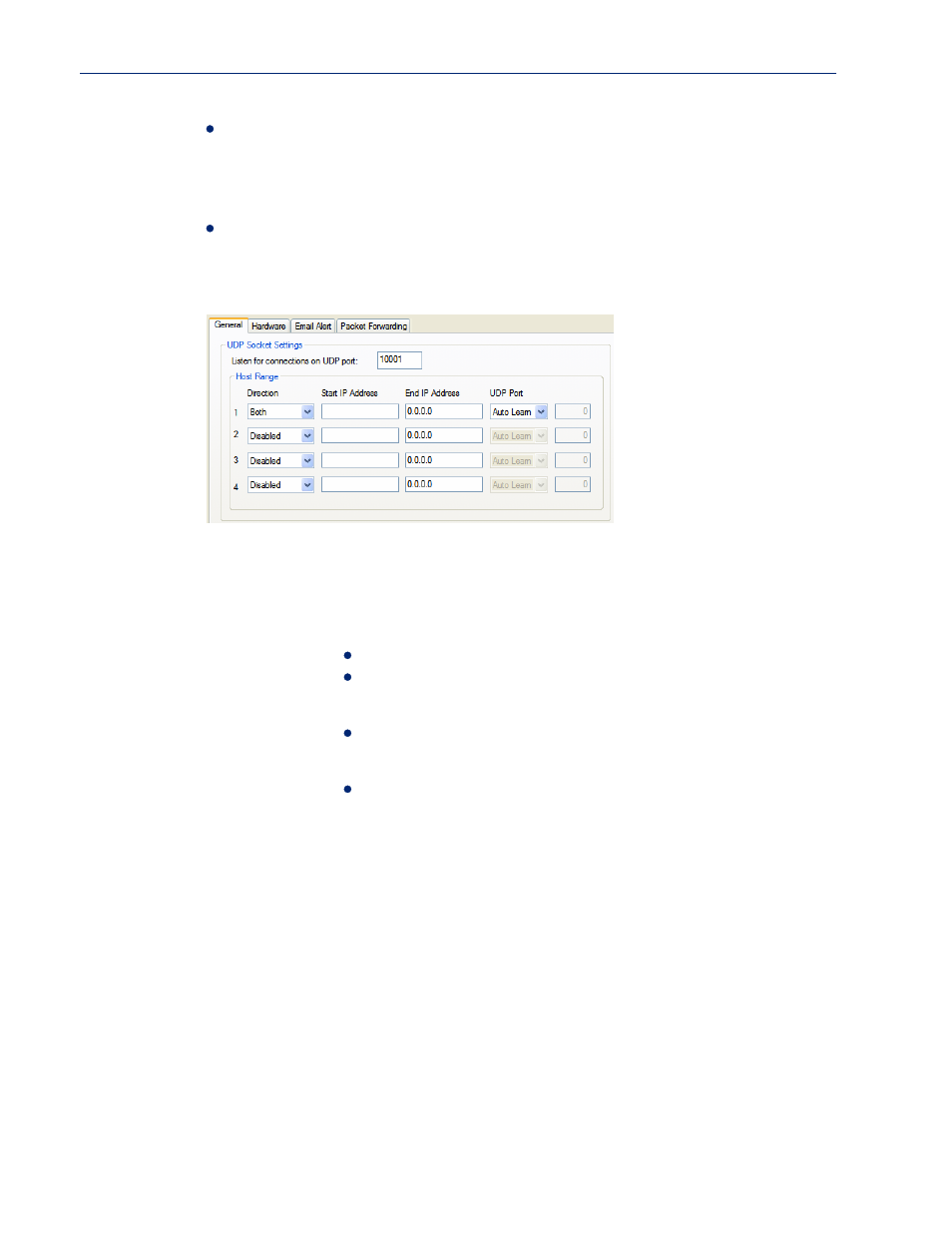 General tab field descriptions | Perle Systems IOLAN SCS User Manual | Page 133 / 408