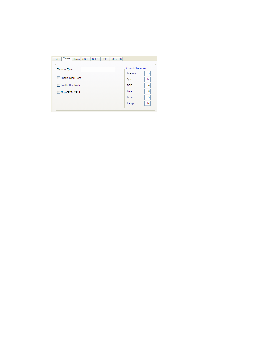 Telnet settings | Perle Systems IOLAN SCS User Manual | Page 140 / 408