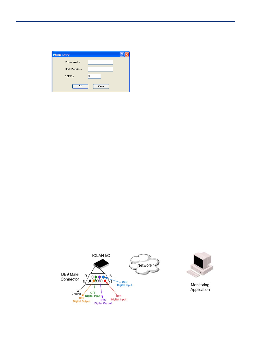 Control signal i/o profile, Vmodem phone number entry, Overview functionality | Perle Systems IOLAN SCS User Manual | Page 158 / 408