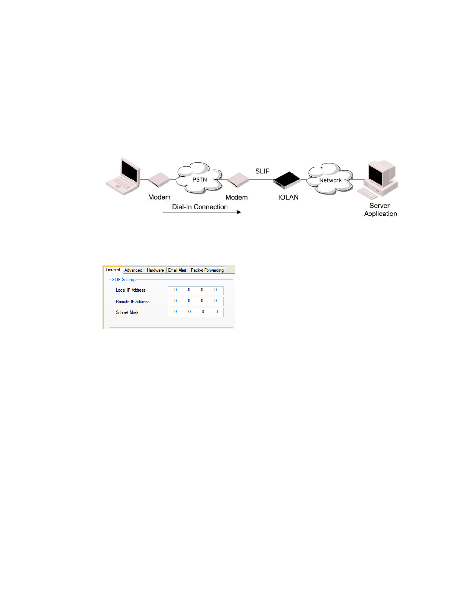 Remote access (slip) profile, Overview general tab field descriptions | Perle Systems IOLAN SCS User Manual | Page 179 / 408