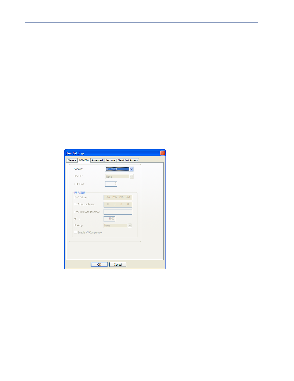 Services tab, Overview functionality field descriptions | Perle Systems IOLAN SCS User Manual | Page 195 / 408