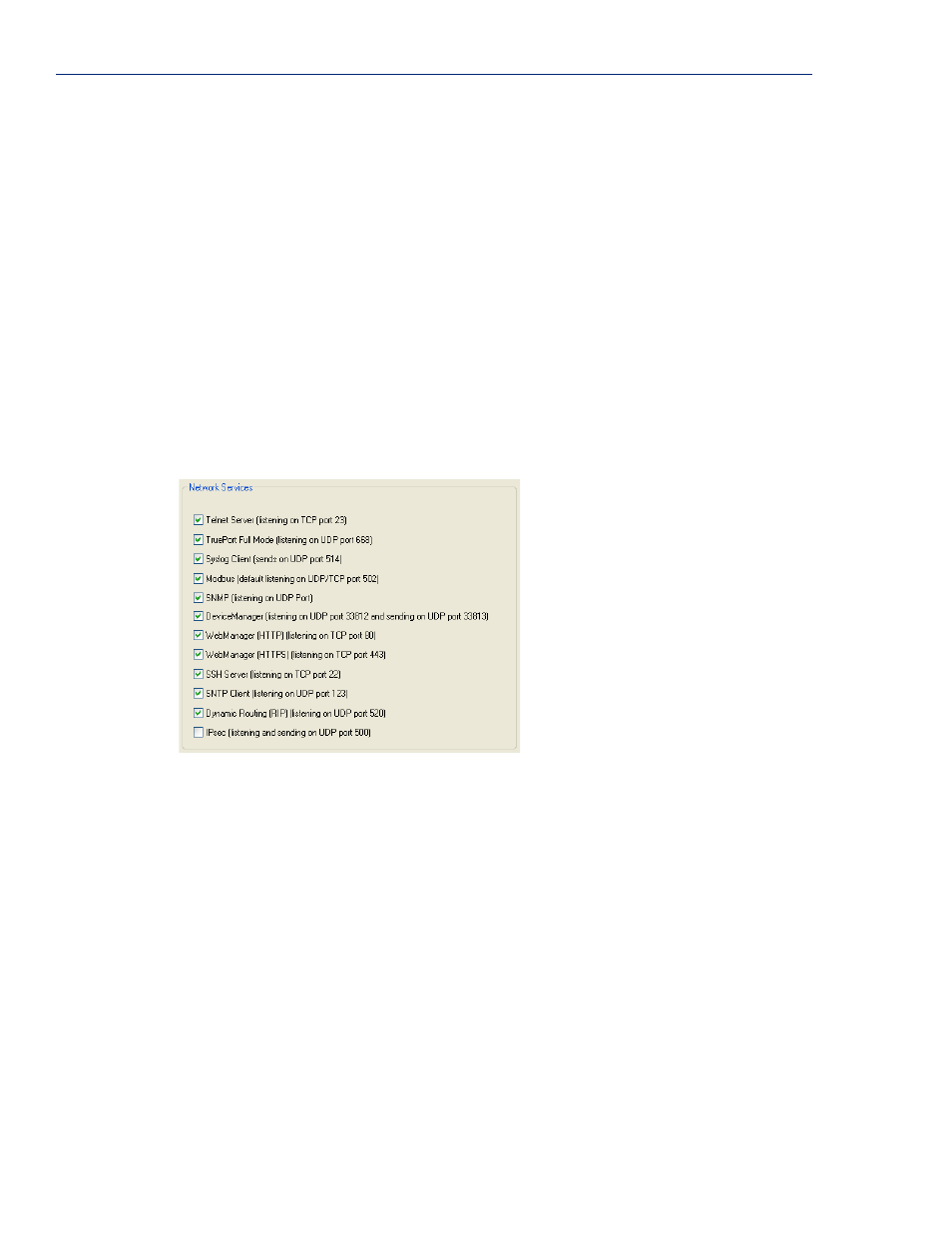 Services, Overview, Functionality | Field descriptions, For more inf | Perle Systems IOLAN SCS User Manual | Page 230 / 408