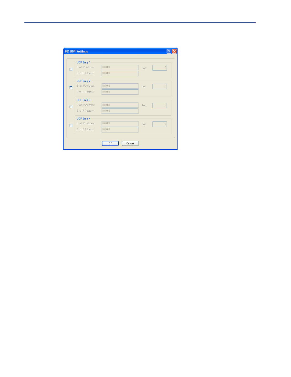 I/o udp settings | Perle Systems IOLAN SCS User Manual | Page 241 / 408