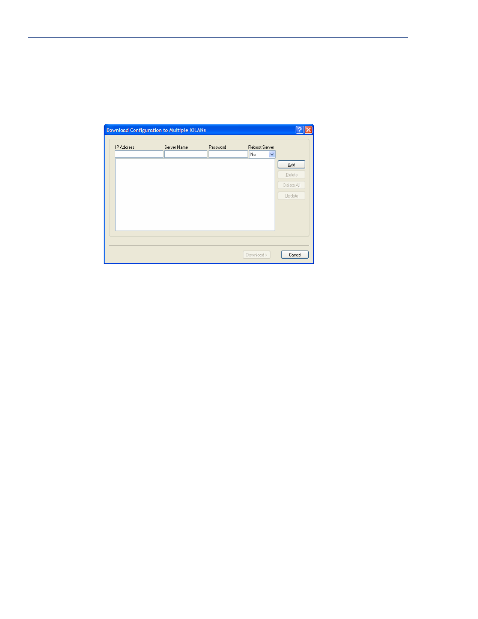 Downloading configuration files to multiple iolans | Perle Systems IOLAN SCS User Manual | Page 310 / 408