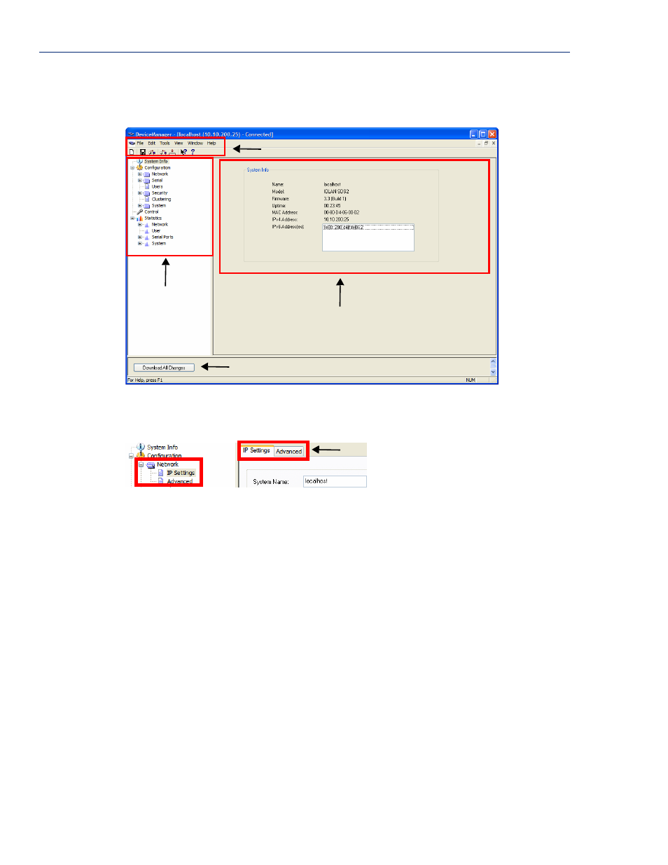 Using devicemanager | Perle Systems IOLAN SCS User Manual | Page 48 / 408