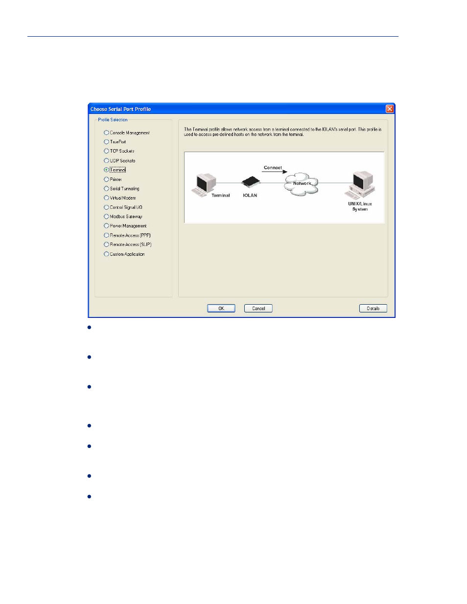 Setting up the serial port(s) | Perle Systems IOLAN SCS User Manual | Page 70 / 408