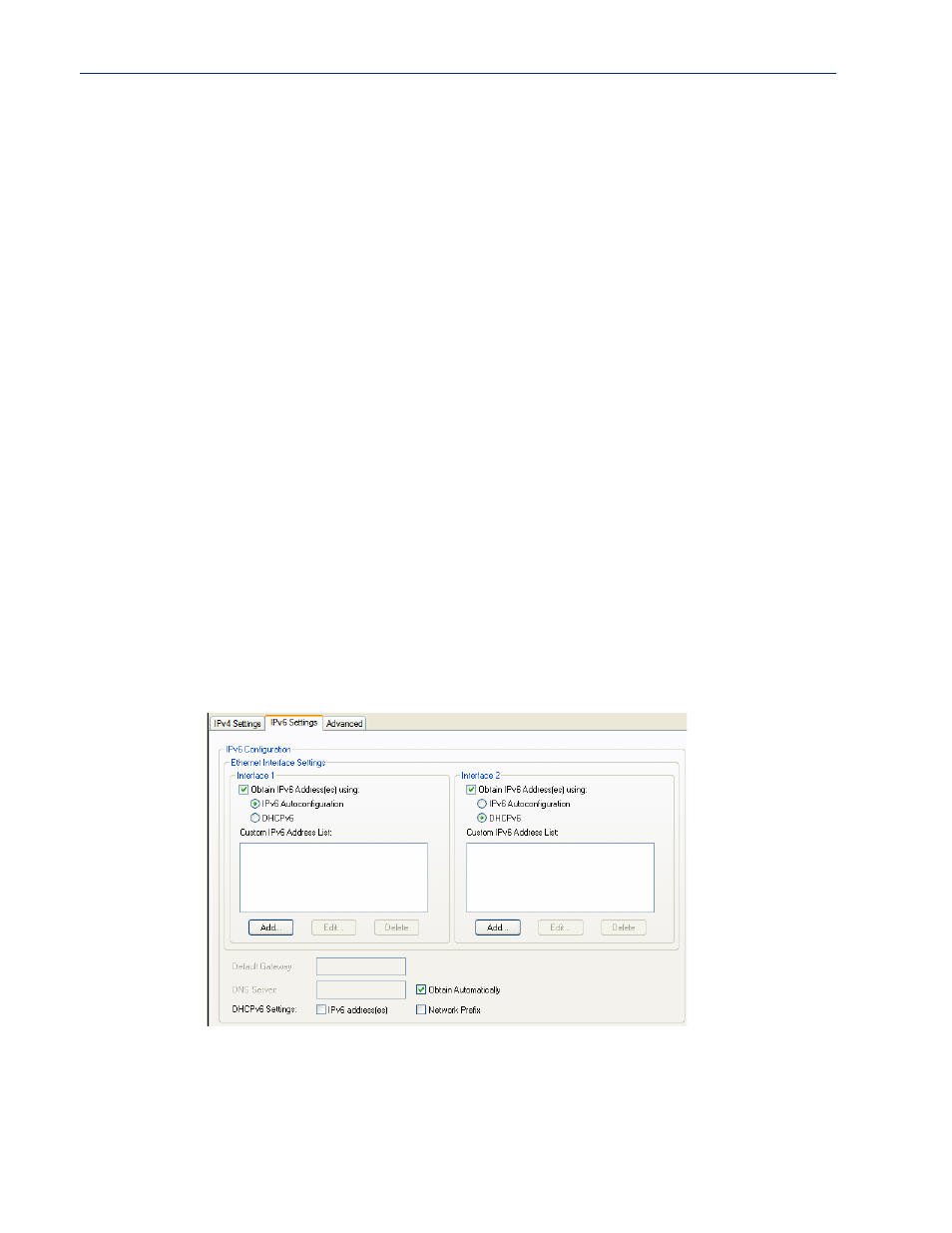Ipv6 settings, Overview field descriptions | Perle Systems IOLAN SCS User Manual | Page 83 / 408