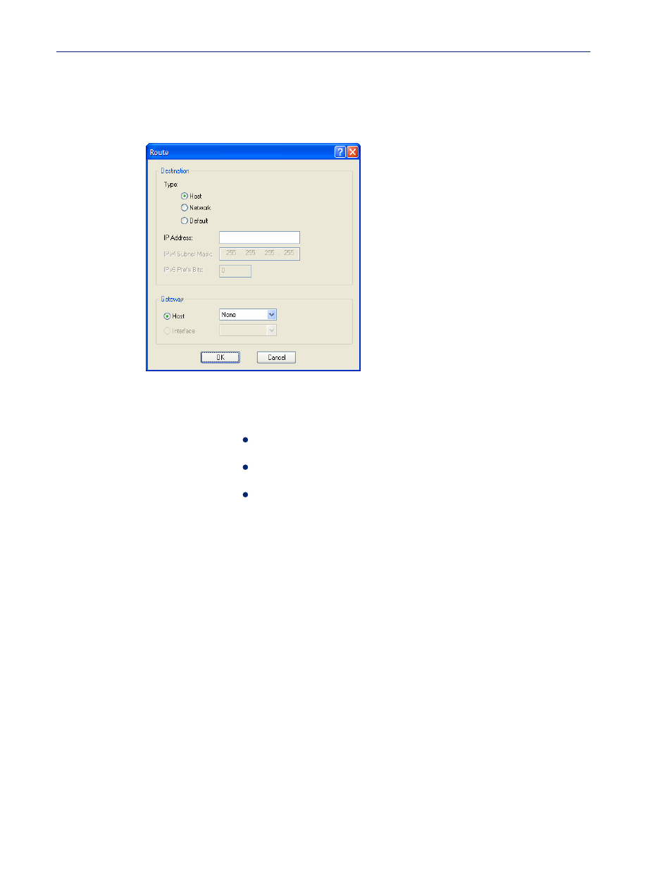 Adding/editing routes | Perle Systems IOLAN SCS User Manual | Page 91 / 408