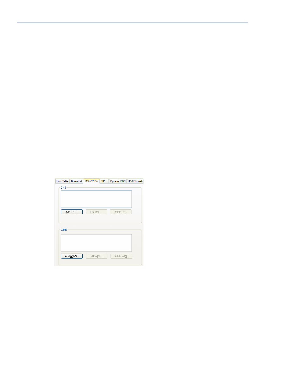 Dns/wins, Overview functionality field descriptions | Perle Systems IOLAN SCS User Manual | Page 92 / 408