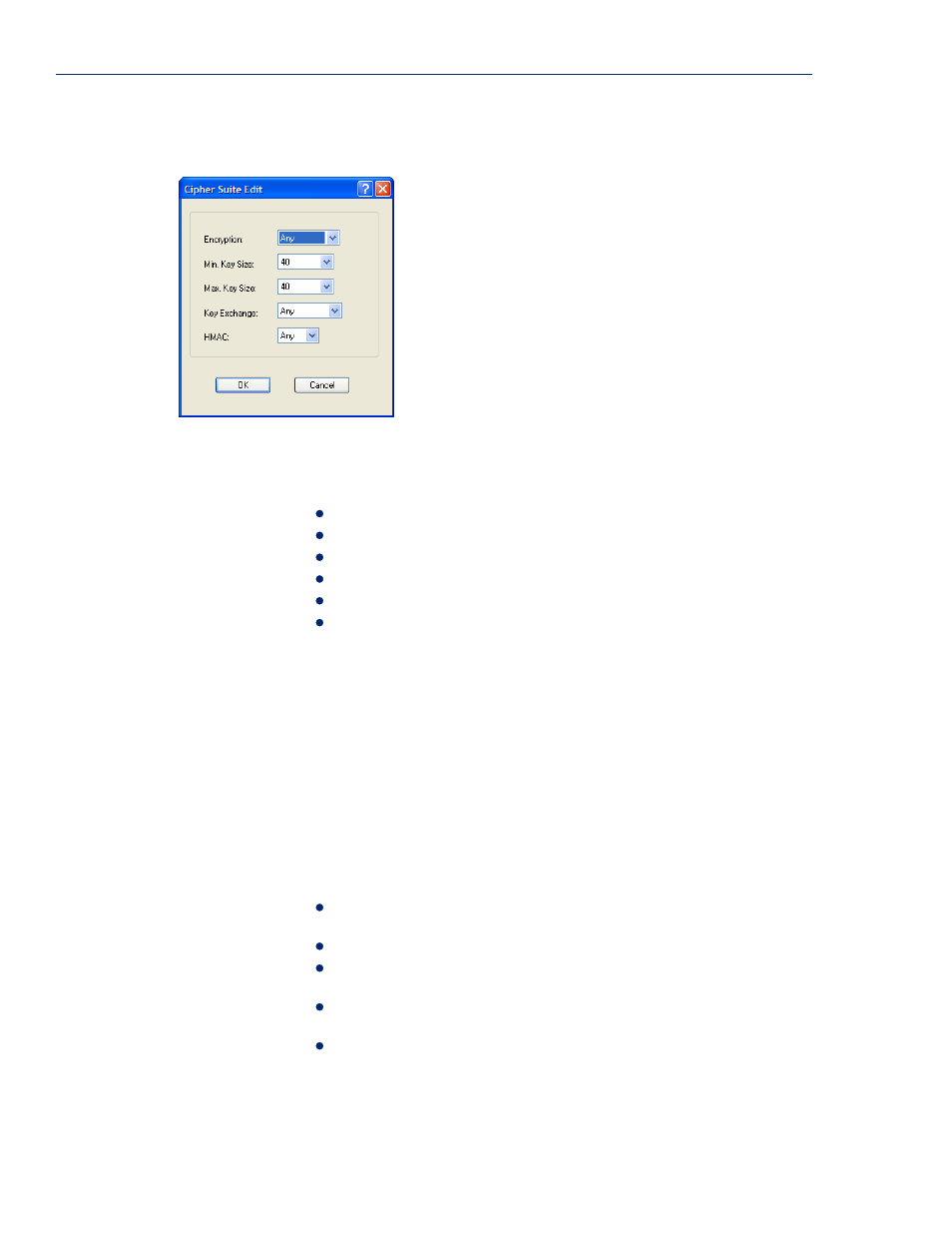 Adding/editing a cipher suite | Perle Systems IOLAN SCS User Manual | Page 98 / 408