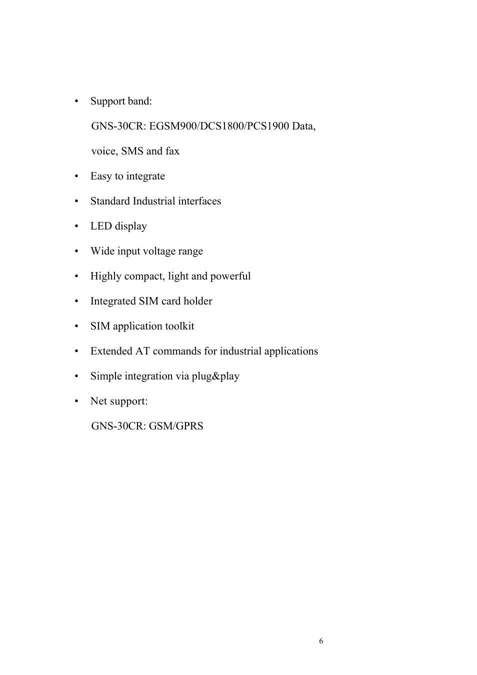 1 highlights | Perle Systems NOVACOM Wireless Modem GNS-30CR User Manual | Page 6 / 19