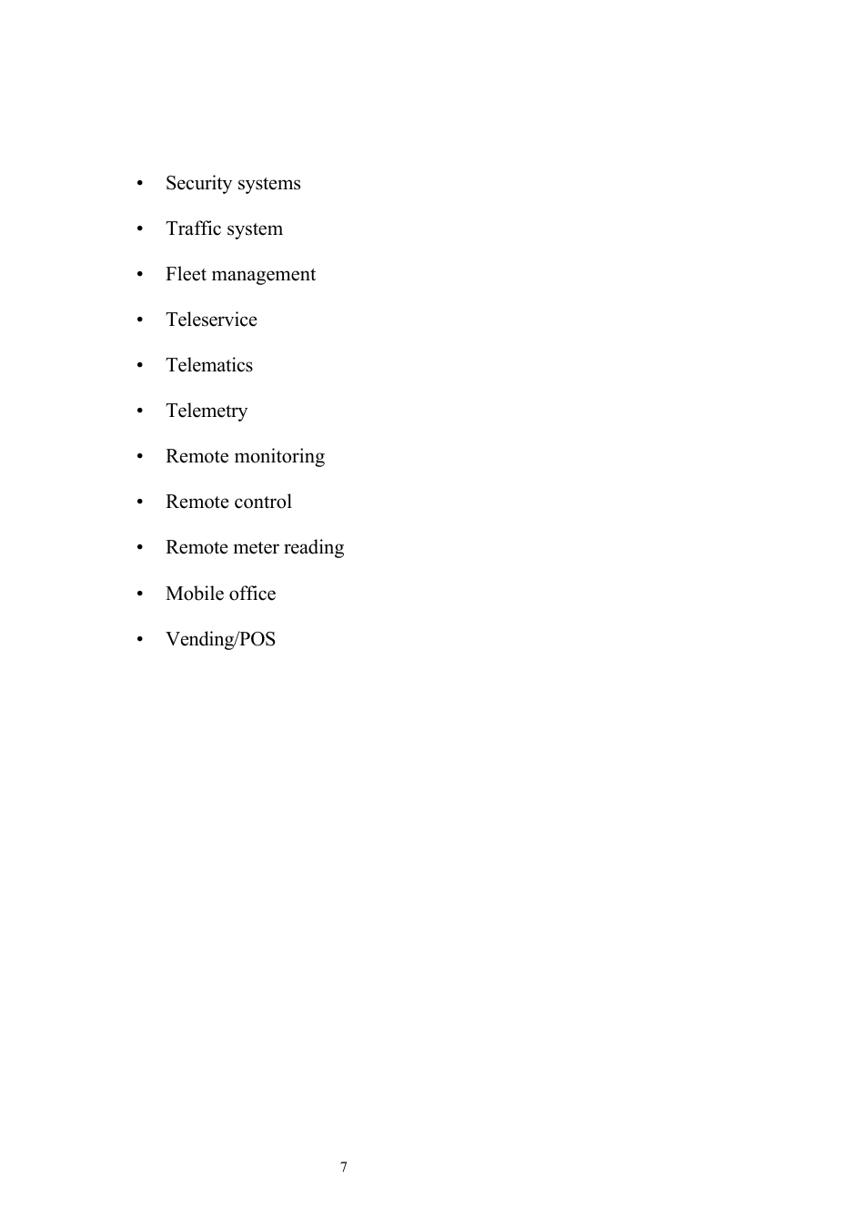2 applications | Perle Systems NOVACOM Wireless Modem GNS-30CR User Manual | Page 7 / 19