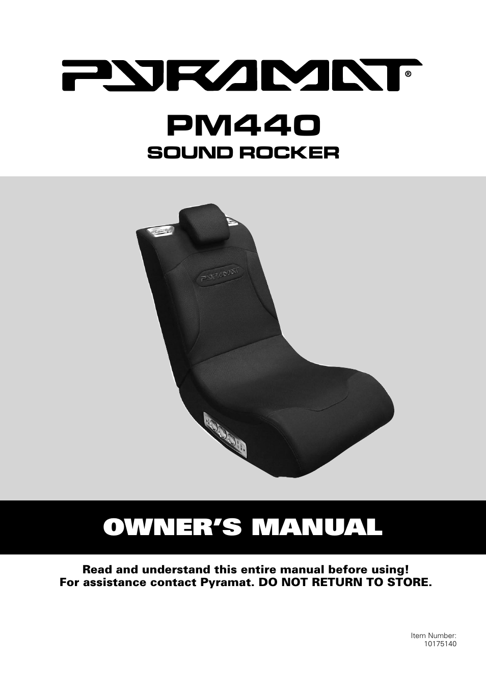 Pyramat PM440 User Manual | 9 pages