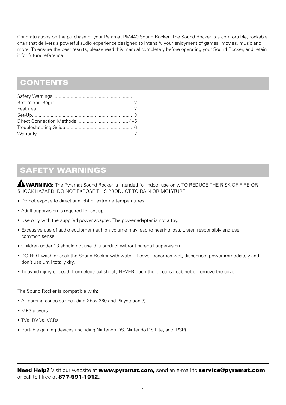 Pyramat PM440 User Manual | Page 2 / 9