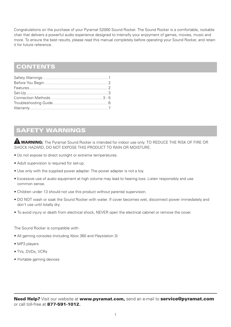 Pyramat S 2000 User Manual | Page 2 / 9