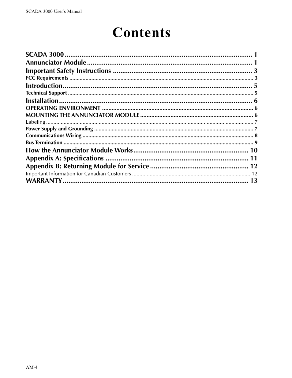 Phonetics Annunciator Module SCADA 3000 User Manual | Page 4 / 13