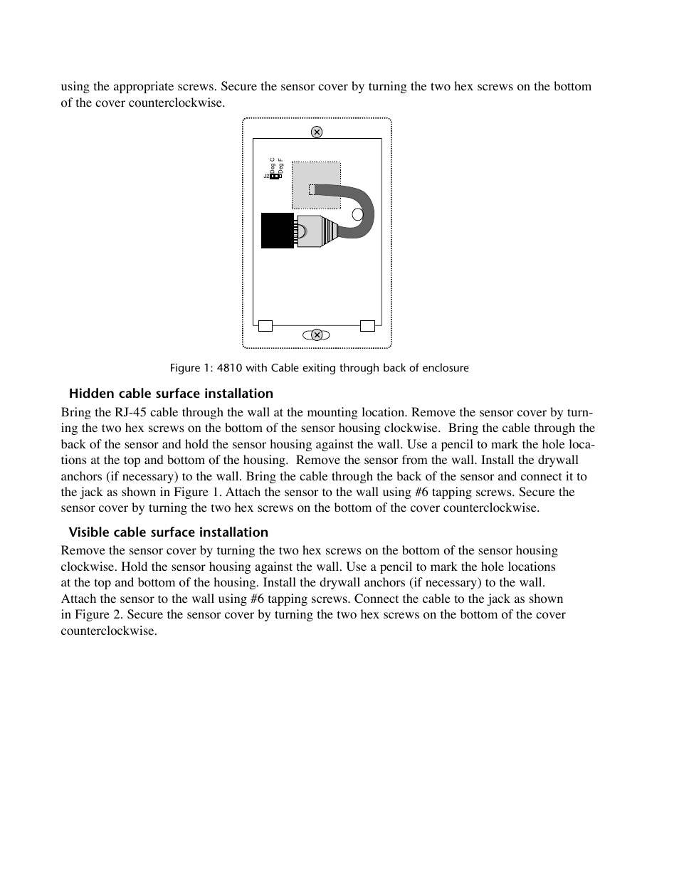 Hidden cable surface installation, Visible cable surface installation | Phonetics IMS-4000 User Manual | Page 108 / 166