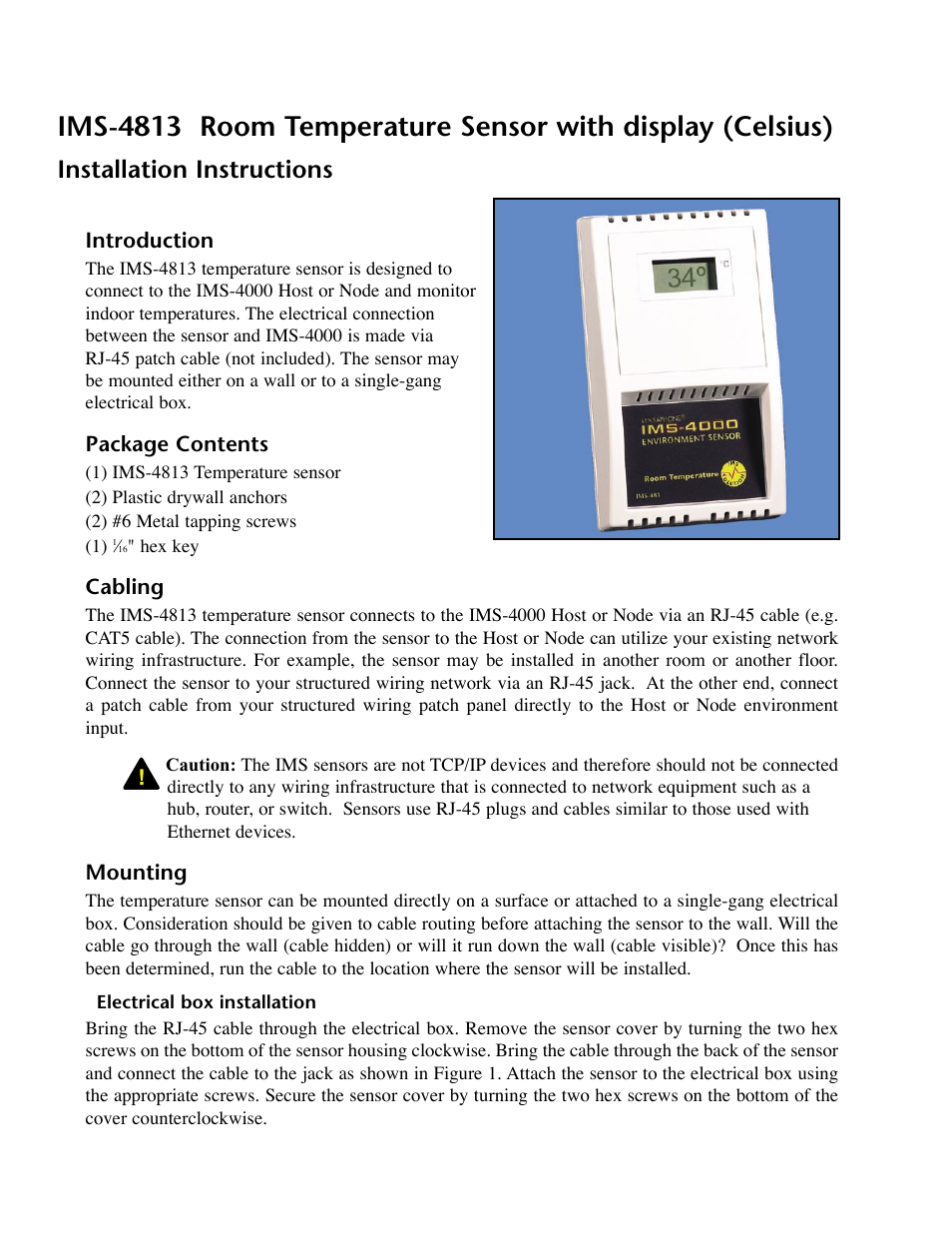 Installation instructions, Introduction, Cabling | Mounting, Electrical box installation, Introduction cabling mounting | Phonetics IMS-4000 User Manual | Page 116 / 166