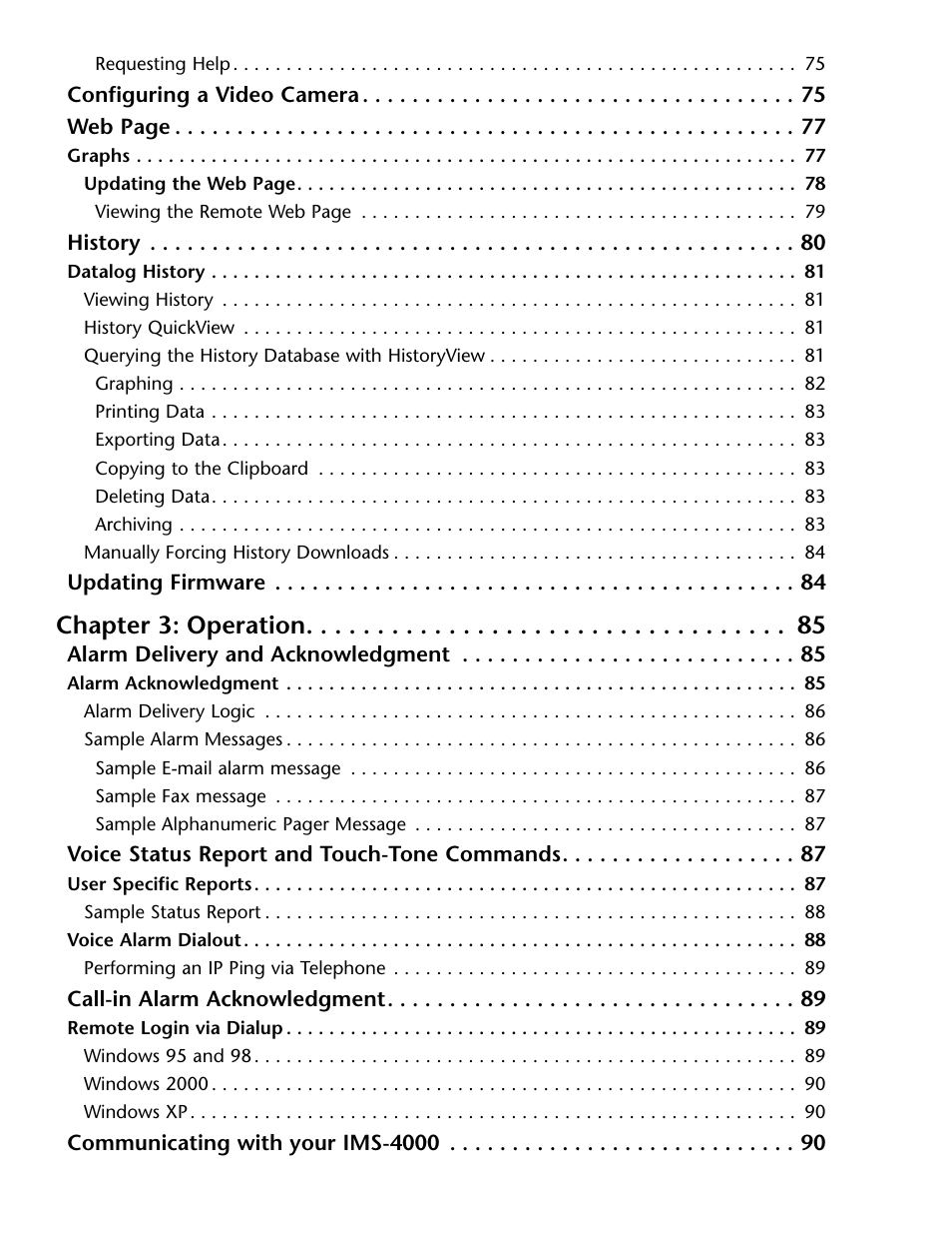 Chapter 3: operation | Phonetics IMS-4000 User Manual | Page 13 / 166